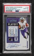 2020 Contenders Playoff Ticket 32/49 Devin Duvernay #132 PSA 10 GEM MT Auto n0c