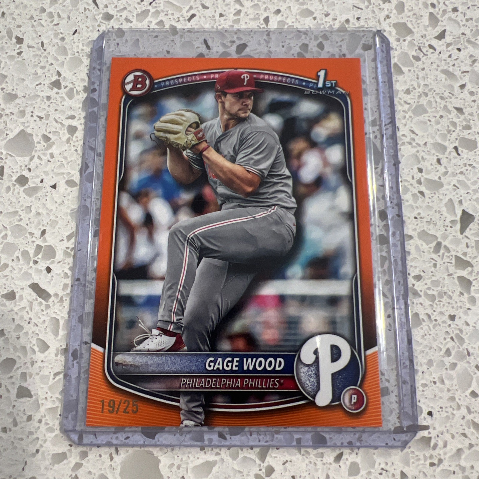 2025 Bowman Draft 1st Bowman Orange Paper /25 Gage Wood #BD-4