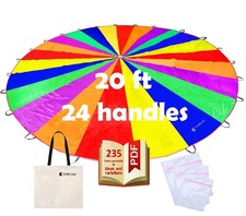 Kids Play Parachute for Kids 20ft Big Parachute 6 m Large Kids Parachute 20 foot