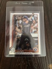 JACE JUNG 2025 TOPPS SERIES 1 Celebration Confetti Foil PARALLEL TIGERS