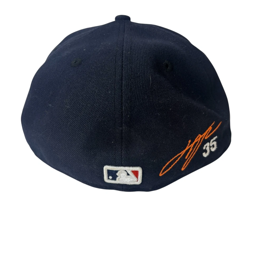 New Era HOUSTON ASTROS 2017 World Series VERLANDER Signature Baseball Cap 7-3/8 - Image 3 of 4