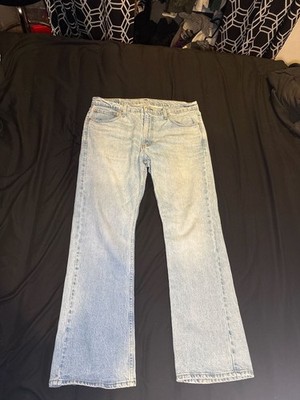 Levi's 527 Slim Bootcut Jeans Light Wash W36 L30