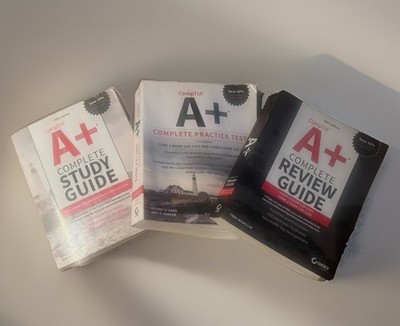 CompTIA A+ : Study Guide, Practice & Review Guide Bundle Set
