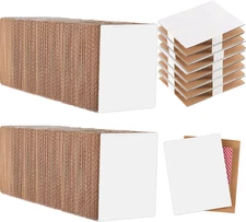 200 Pieces Trading Card Shipping Protectors 4 x 6 Inches Corrugated Cardboard...