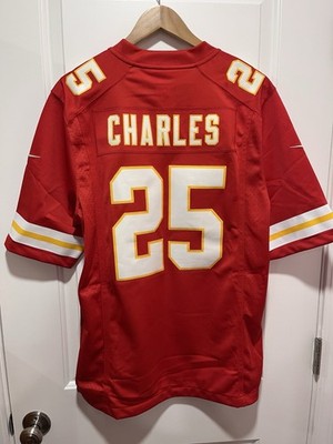 *RARE* Nike Kansas City Chiefs Jamaal Charles 25 NFL On Field Jersey Mens Medium