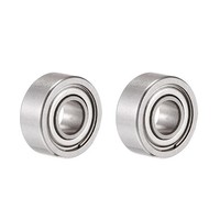 2 StüCk SMR104ZZ Edelstahl Kugellager 4X10X4Mm Doppelt Abgedichtete Lager