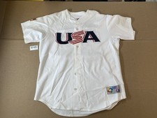 rare USA 2006 World Baseball Classic Boston Red Sox 33 Jason Varitek jersey 6F89