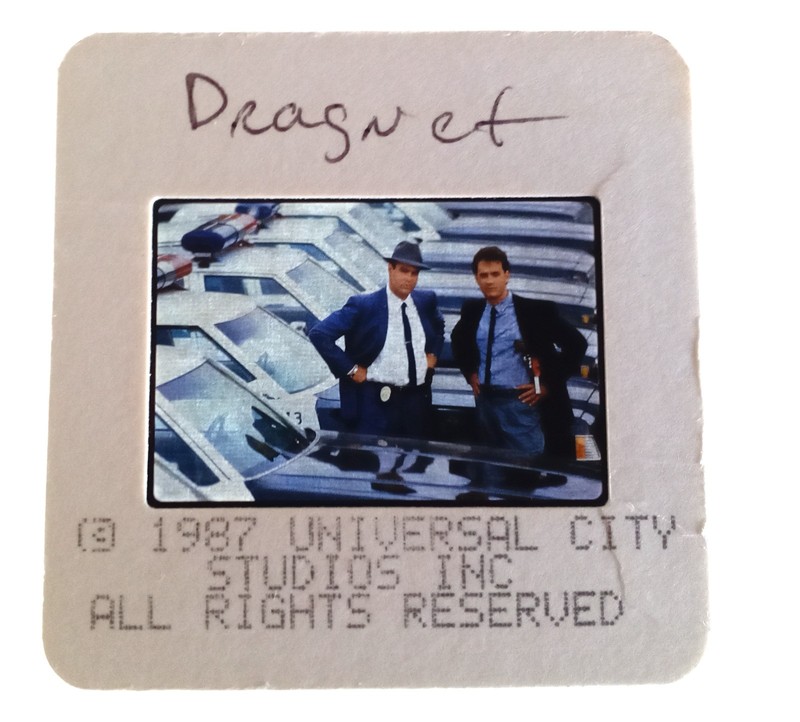DRAGNET 1987 FILM 3 35MM COLOR SLIDES TOM HANKS DAN AYKROYD ALEXANDRA PAUL