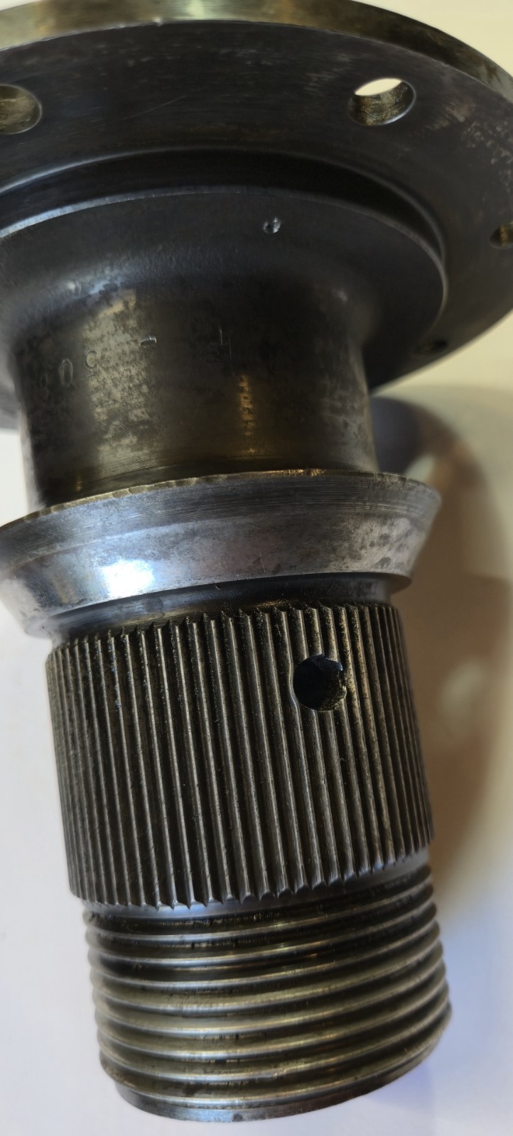 Ferrari 250GT Borrani Wire Wheel Right Adapter W/Bearing-Coarse Thread--Barn #57