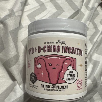Legendairy Milk Myo & D-Chiro Inositol Chewable Tablets - Vegan - 30 count