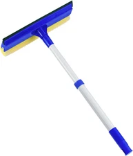 15.9" Window Squeegee for Car,2 in 1 Squeegee Window Cleaner with Long Stainl...