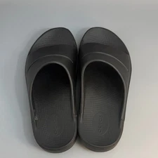 Oofos Ooahh Recovery Slide Sandal Black Men's 7- W 9 EU 40