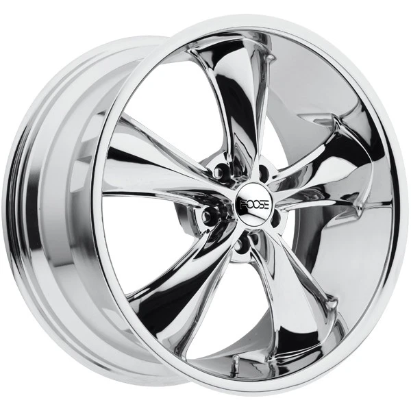 (Set of 4) Foose F105 Legend 17x7 5x4.5" +1mm Chrome Wheels Rims 17" Inch Foto 3 de 4