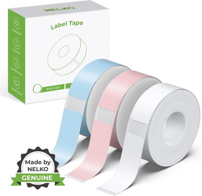 NELKO Genuine P21 Label Maker Tape, Adapted Label Print Paper, 14X40Mm (0.55Inch