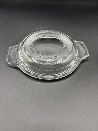 Vintage Anchor Hocking #1072 Clear Glass Casserole Dish Lid