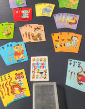 Vtg Complete Whitman Publishing Animal Rummy Children's 45 Card Deck Game 4493
