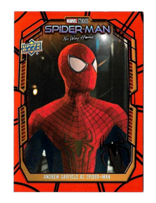 2023 Upper Deck Spider-Man No Way Home Ensemble Red Foil E-2 Andrew Garfield