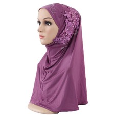 One Piece Amira Scarf Muslim Women Hijab Insatnt Headscarf Prayer Khimar Ramadan