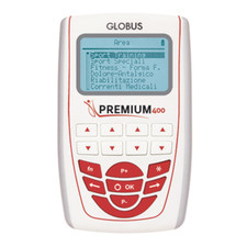 Globus Elettrostimolatore professionale Premium 400 Massaggiatore 4 Canali Bianc