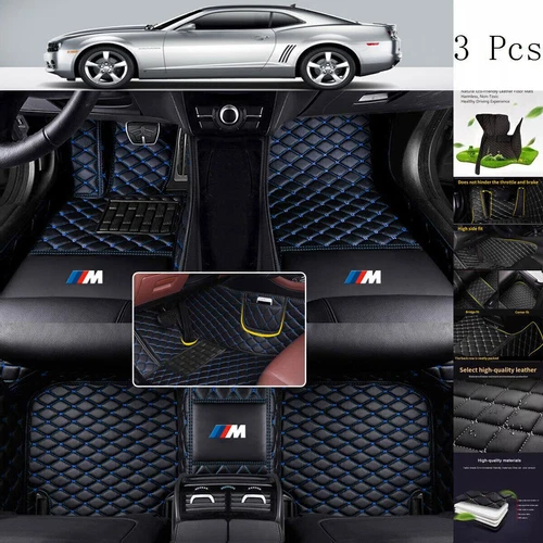 For BMW All Models Car Floor Mats Waterproof Carpets All-weather Front&Rear Sets - Picture 19 of 47