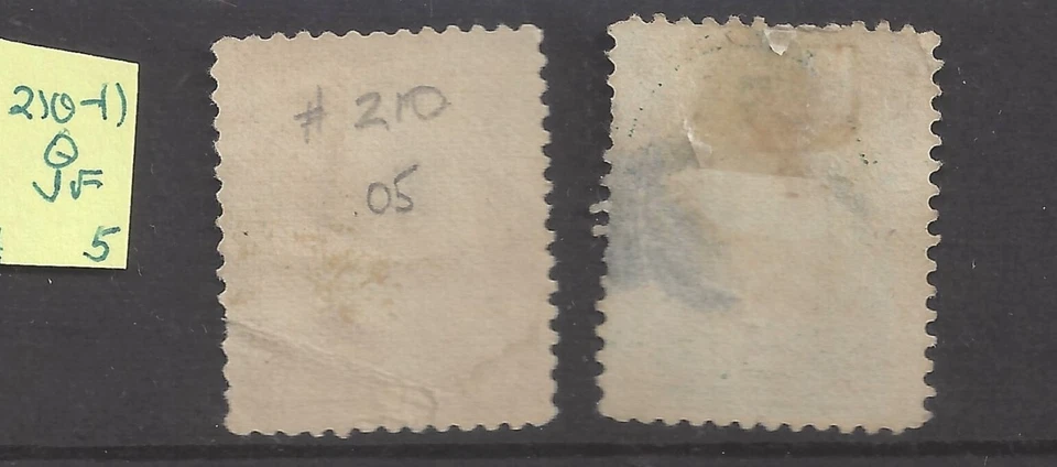 US Scott #210-211, Estate Lot of Banknotes F/VF!  #5 - Image 2 of 2