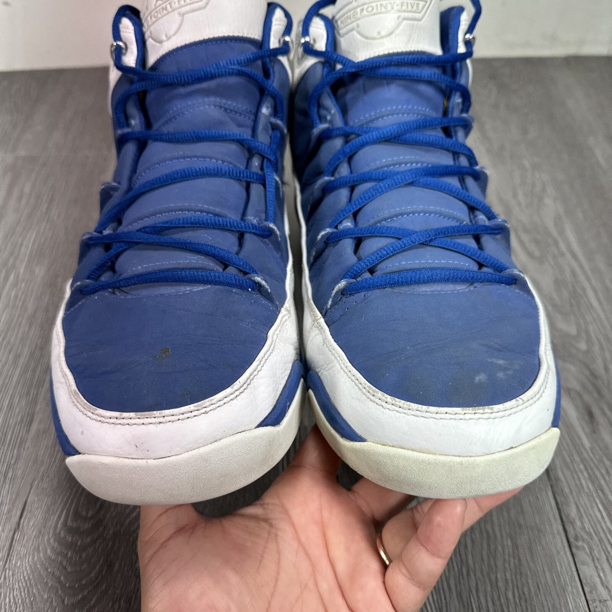Air Jordan 9.5 Team “Blue Ribbon” Basketball Shoes Men Size 
