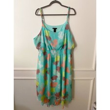 Lane Bryant Hi Low Floral Dress Size 22/24