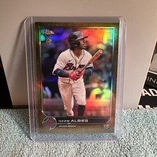 2022 Topps Chrome Ben Baller Baseball Ozzie Albies #205 Gold /50