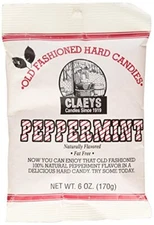 Claey's, Old Fashioned Hard Candy Peppermint, 6 Ounce Bag