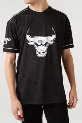 New Era - Maillot Oversized Team Logo - Chicago Bulls - 12720120 - Photo 1/4