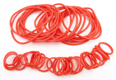 New High Quality 36 Piece Red Jelly Bracelets & Rings Set #B2010RED