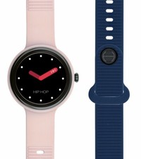 HIP HOP HERO.NEXT HWU1203 Sport 2 Straps Pink Blue 41mm Smartwatch Watch