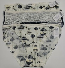 S523 Soma Medium Bikini Panties Vanishing Edge Free Ship Lot Of 3
