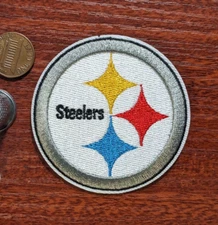 Pittsburgh Steelers NFL Football Embroidered Iron On Patch 2.5"