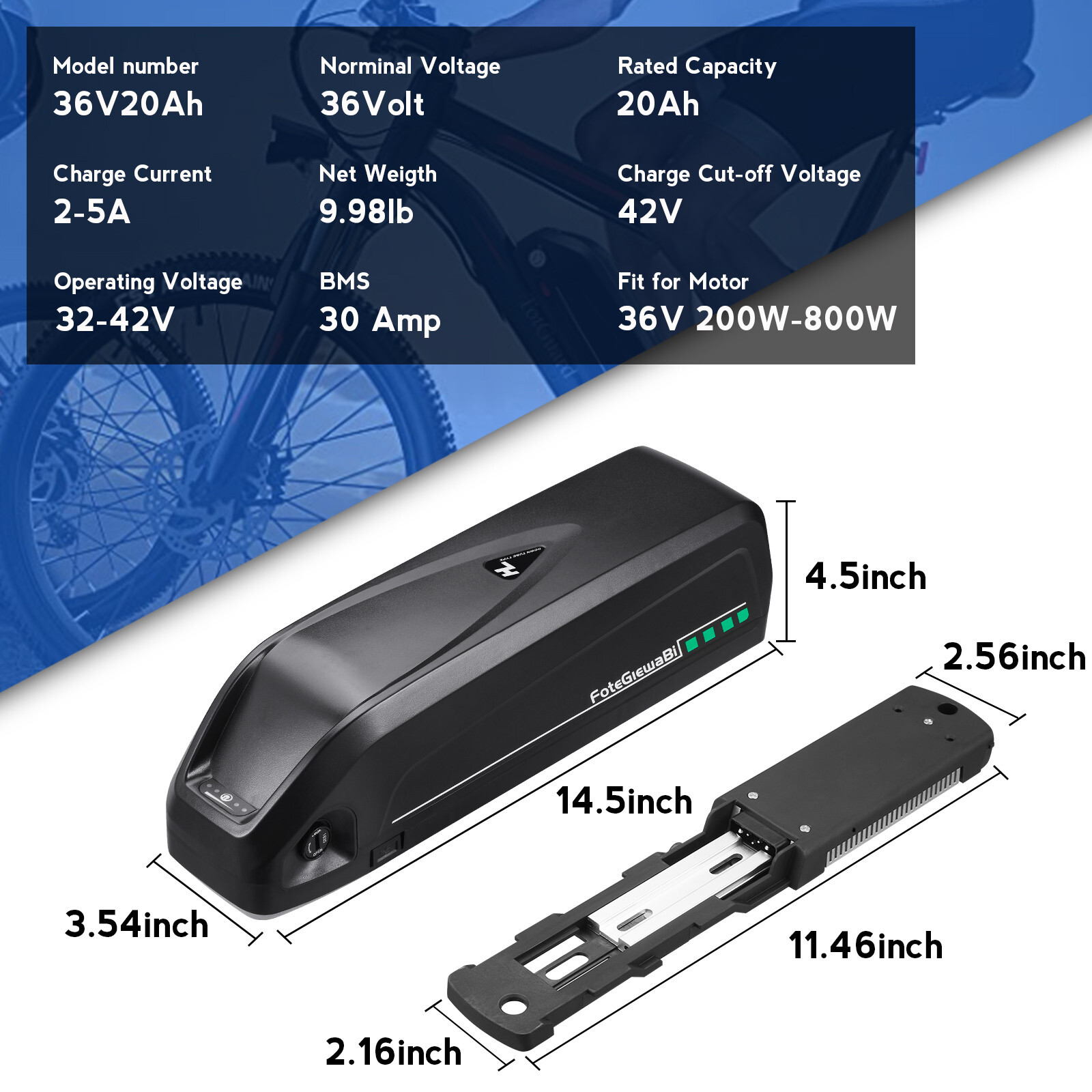 Samsung Ebike battery 36V 10AH 20Ah Hailong Down Tube Battery HI/PR Delivery