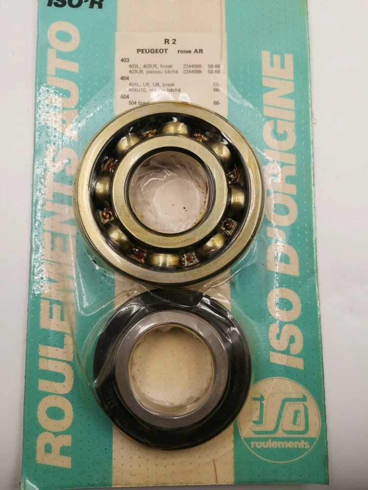 Kit Roulement De Roue Arrière 404 Et 504 Peugeot Break Et Pick-up - Photo 1/1