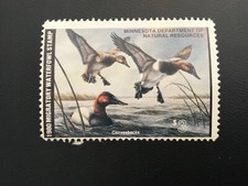 ICOLLECTZONE  US Minnesota MN4 1980 Duck Stamp VF NH