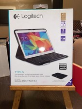 NEW Logitech Type-S Wireless Keyboard Folio Case For Samsung Galaxy Tab S 10.5