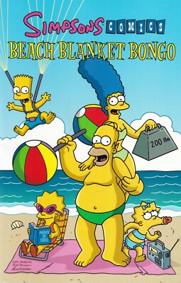 SIMPSONS BEACH BLANKET BONGO  - PAPERBACK COMIC BOOK - 9781845764104