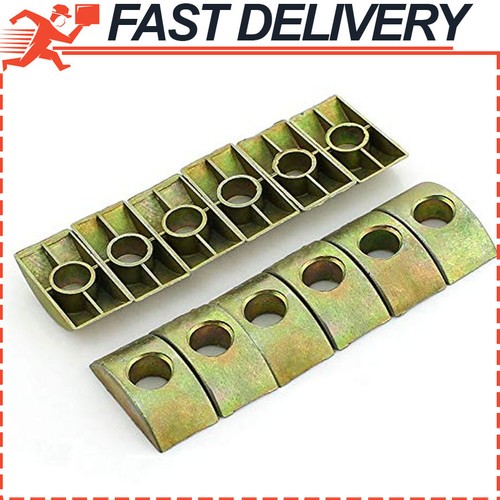 Half Moon Washer Furniture Nut Connector Nuts Spacer Washer Bronze Tone
