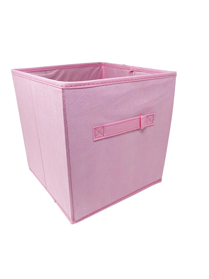  6 pcs Fabric Storage Bins Storage Box Organizer Cube Basket Container 10" - Image 2 of 4