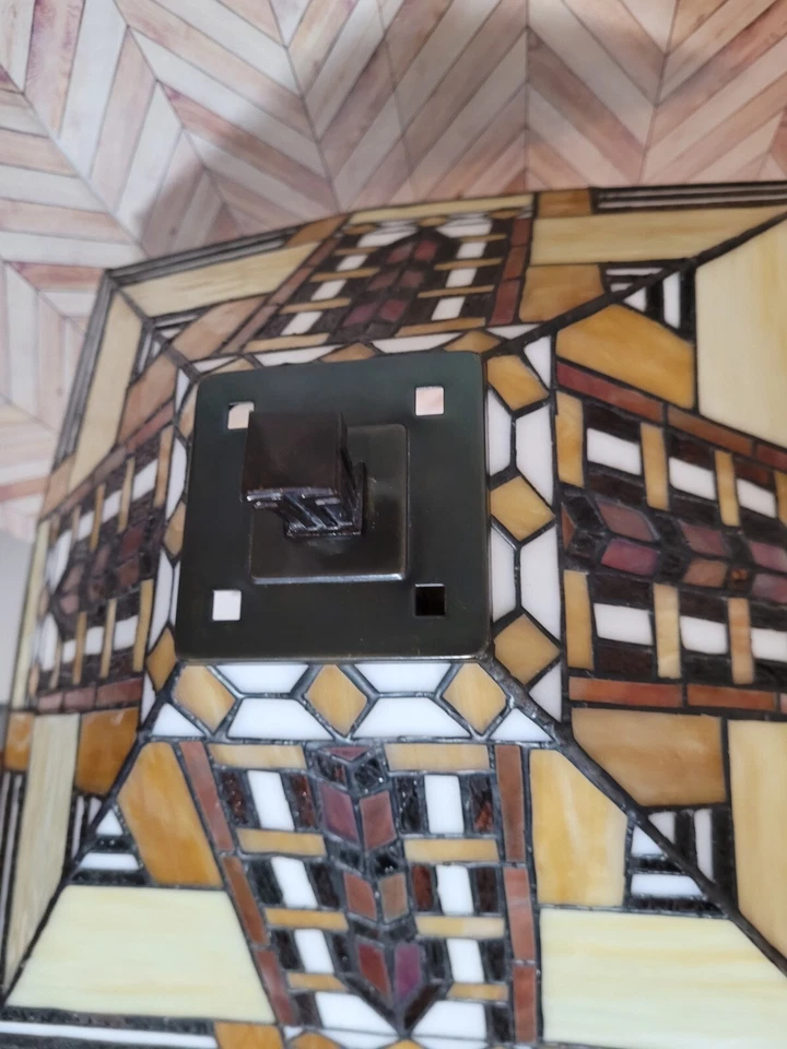 Dale Tiffany Table Lamp 24" TT101255 - 2 Light - Bronze Finish - Discontinued  - Image 3 of 4