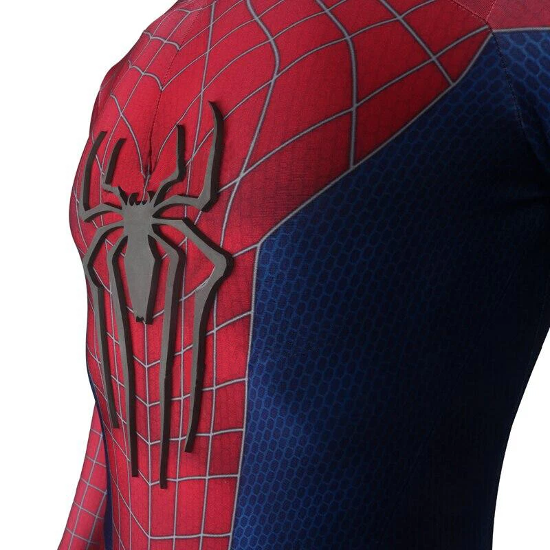 Costume Spiderman professionale cosplay con loghi rilievo suole gomma spider man