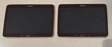 Lot of 2 Defective Samsung Galaxy Tab 3 Wi-Fi 16GB 10.1" LCD - Gold Brown