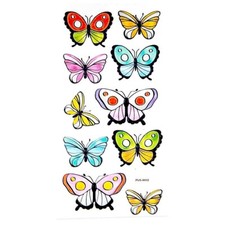 Watercolor Butterflies Plastic 3D Stickers Planner Supply Papercraft Crafts