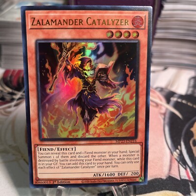 Yugioh! Zalamander Catalyzer - MP23-EN216 - Ultra Rare - 1st Edition Near Mint, 