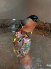 ROYAL WORCESTER Bullfinch 3238 Bird Fine Bone China Matt Coat Made In England