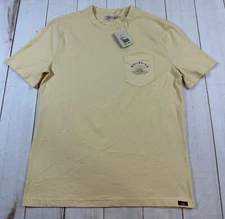 NWT Faherty Mens T-Shirt Yellow S NSH SUN TEE SYD-SUNNY DAYS UKU2276