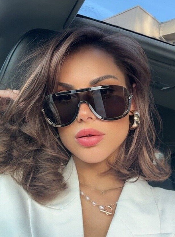 XXL OVERSIZE Enorme Grande MASCHERA SCUDO Mezza Faccia Owen - Foto 12