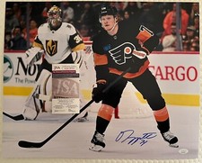 Owen Tippett signed Philadelphia Flyers photo 16x20 JSA autographed NHL PROOF